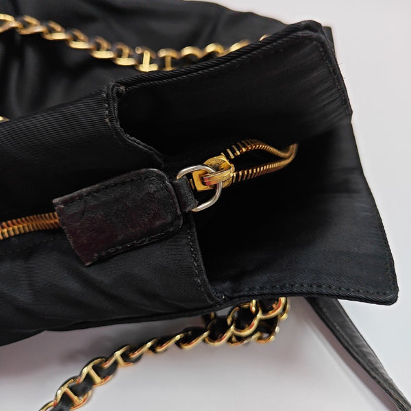 Nylon Tote Bag Black