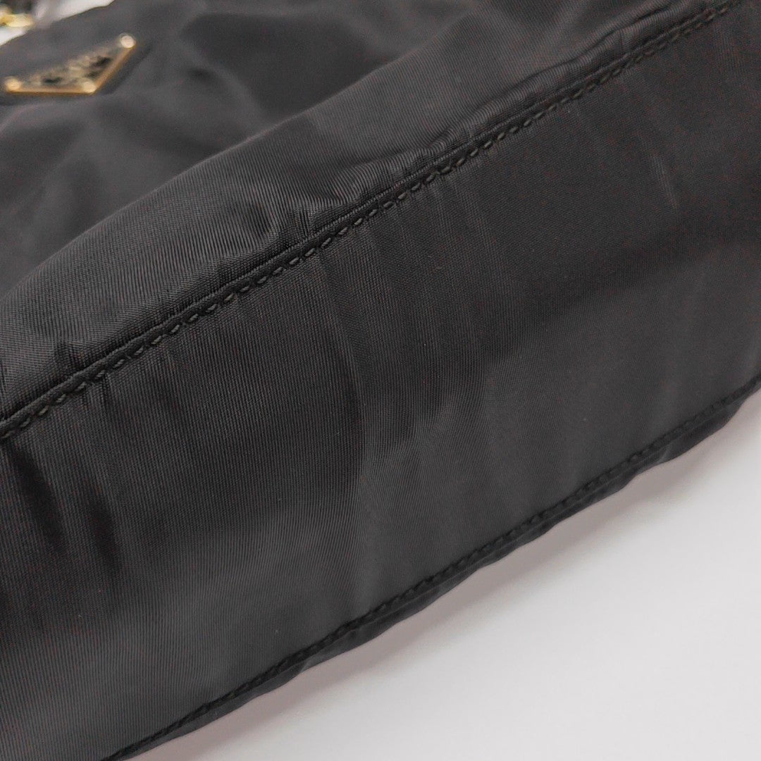 Nylon Tote Bag Black