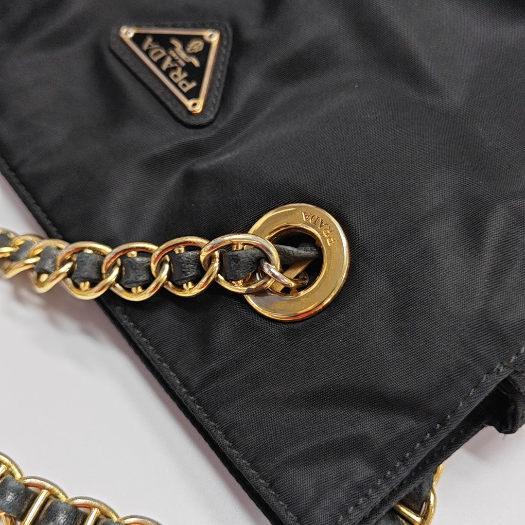 Nylon Tote Bag Black