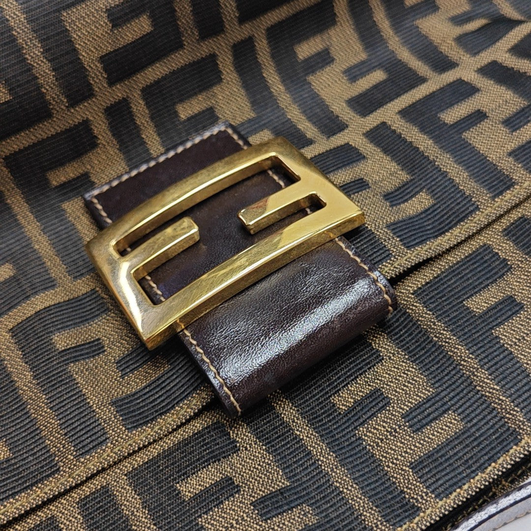 Canvas Shoulder Bag Brown