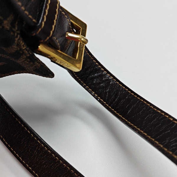 Canvas Shoulder Bag Brown