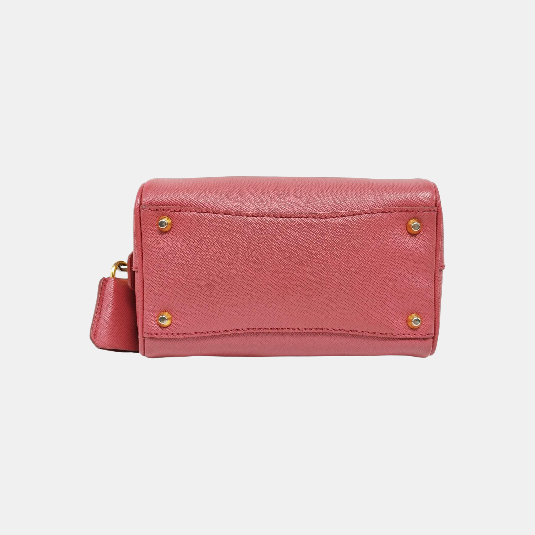 Saffiano Calfskin Shoulder Bag Pink