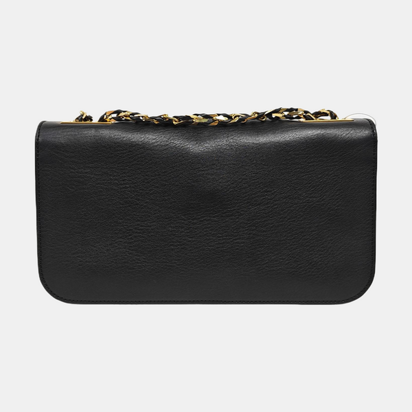 Calfskin Crossbody Bag Black