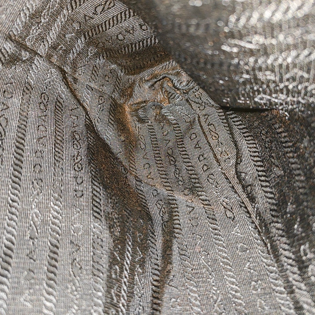 Nylon Quilted Nylon Black