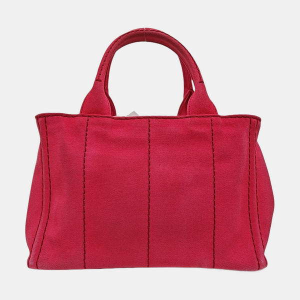 Denim Quilted Canvas Red