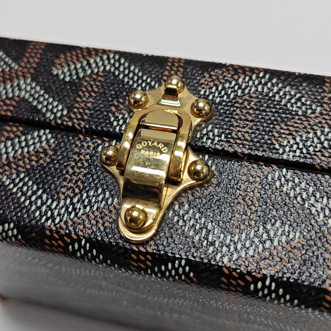 Minaudière Coated Canvas Black