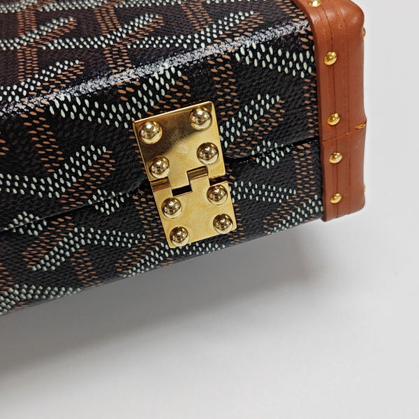 Minaudière Coated Canvas Black
