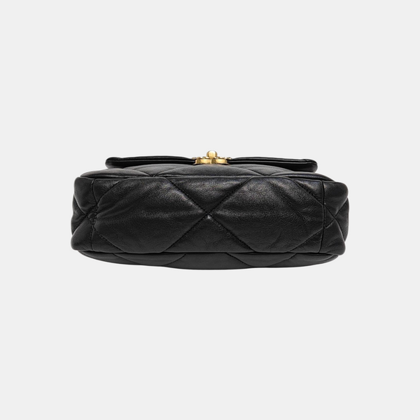 CHANEL 19 Small Quilted Lambskin Black