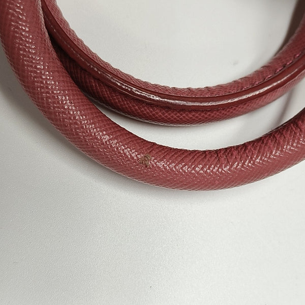 Saffiano Calfskin Shoulder Bag Pink
