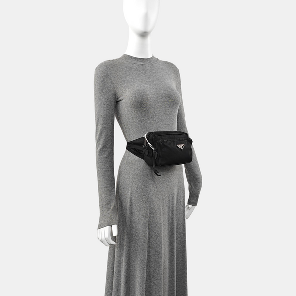 Nylon Belt Bag Black