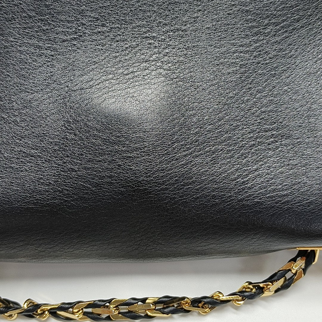 Calfskin Crossbody Bag Black