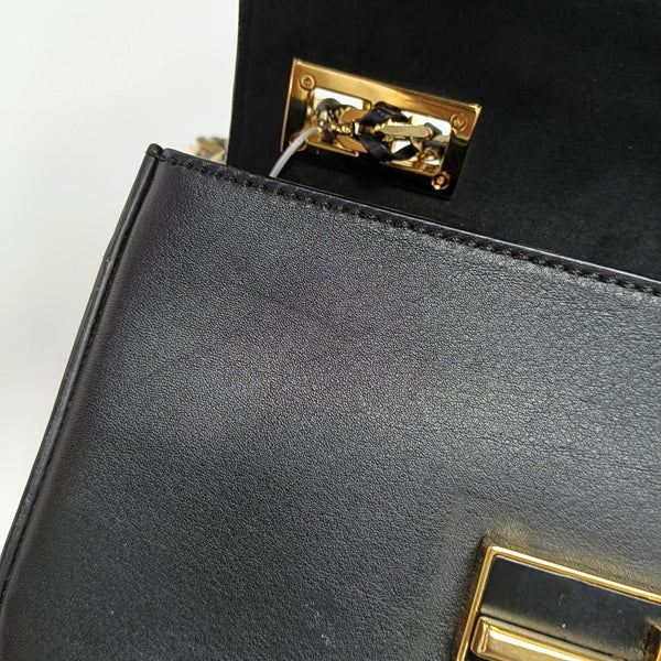 Calfskin Crossbody Bag Black