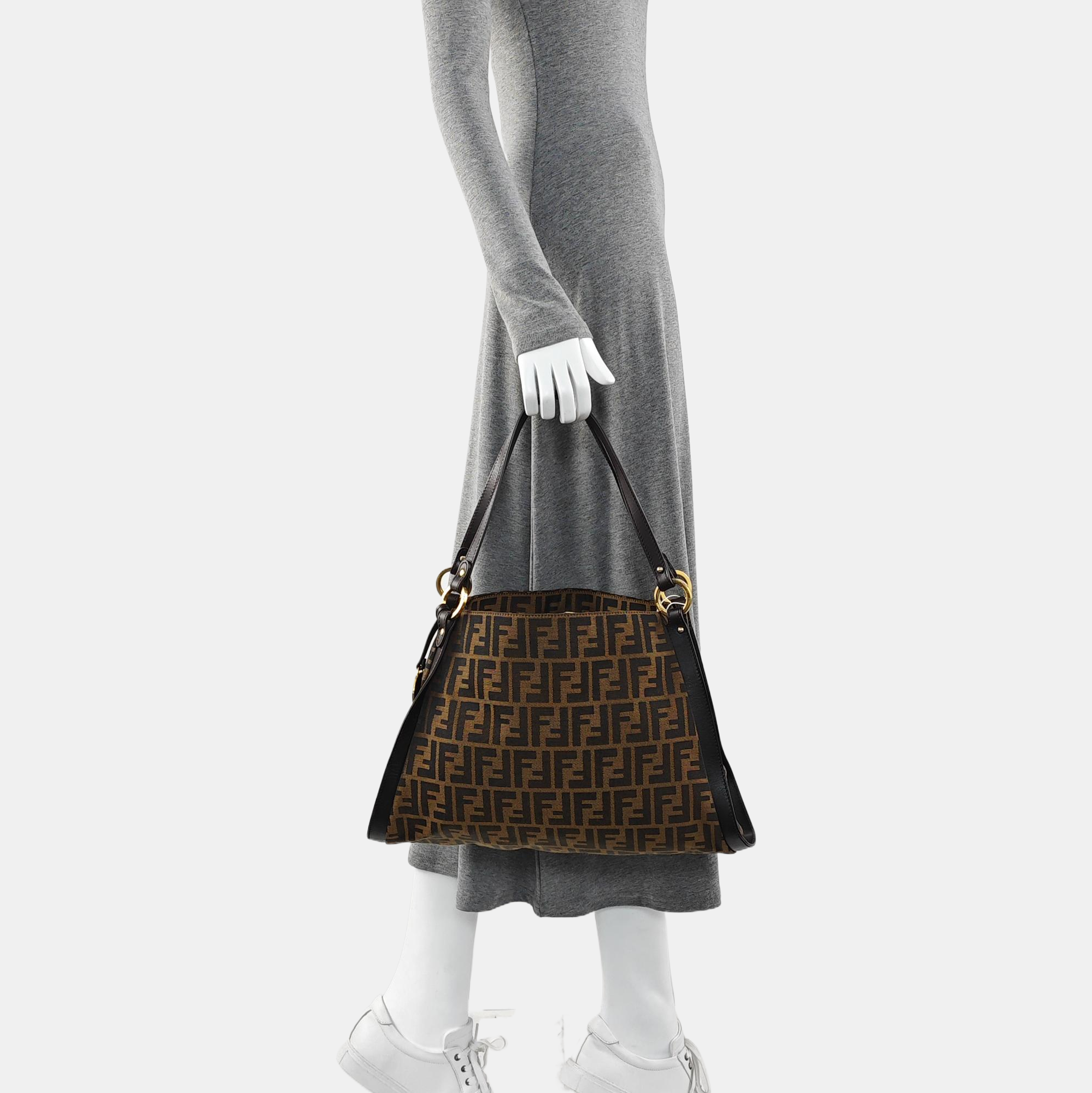 Canvas Shoulder Bag Brown