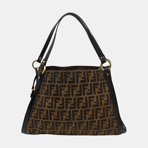Canvas Shoulder Bag Brown