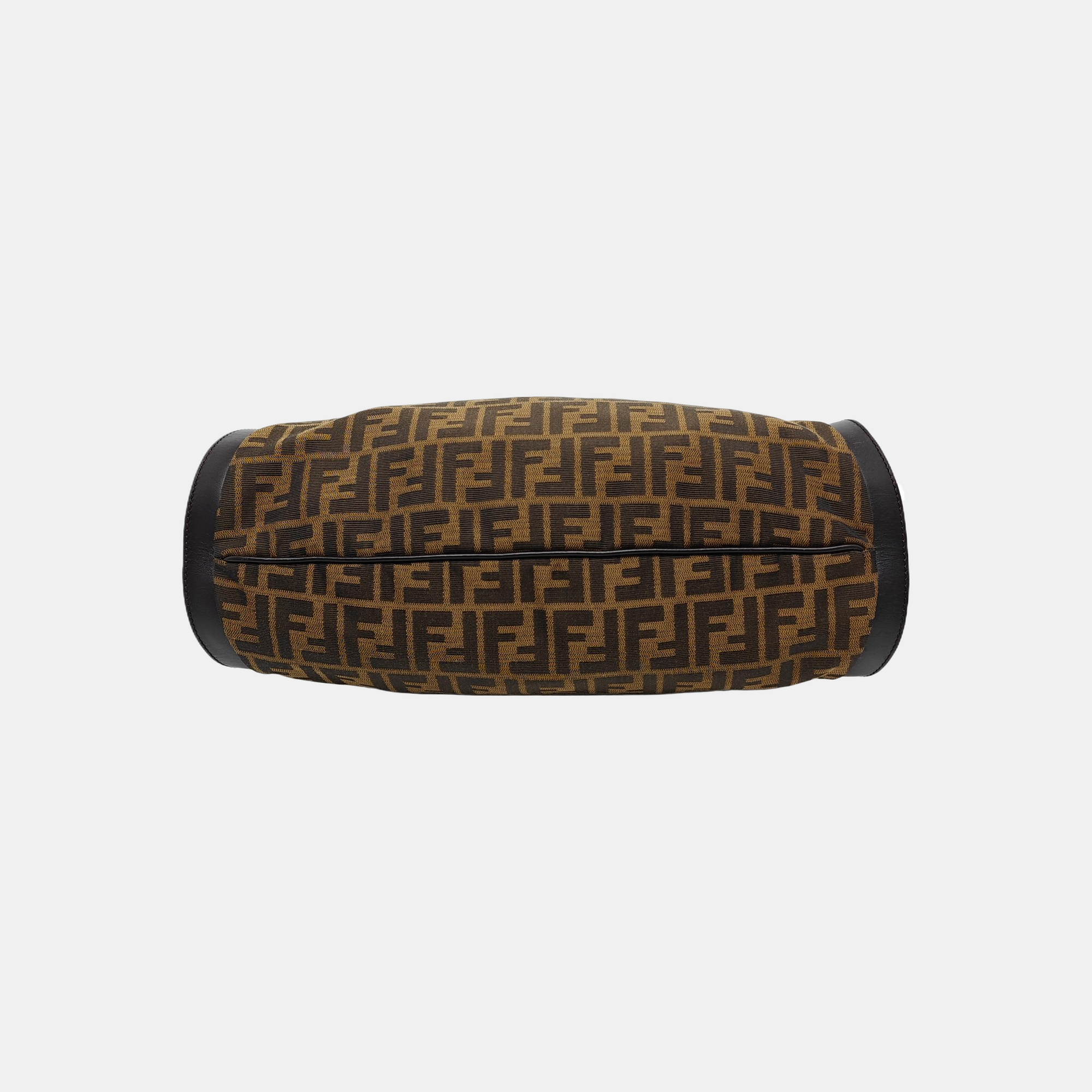 Canvas Shoulder Bag Brown