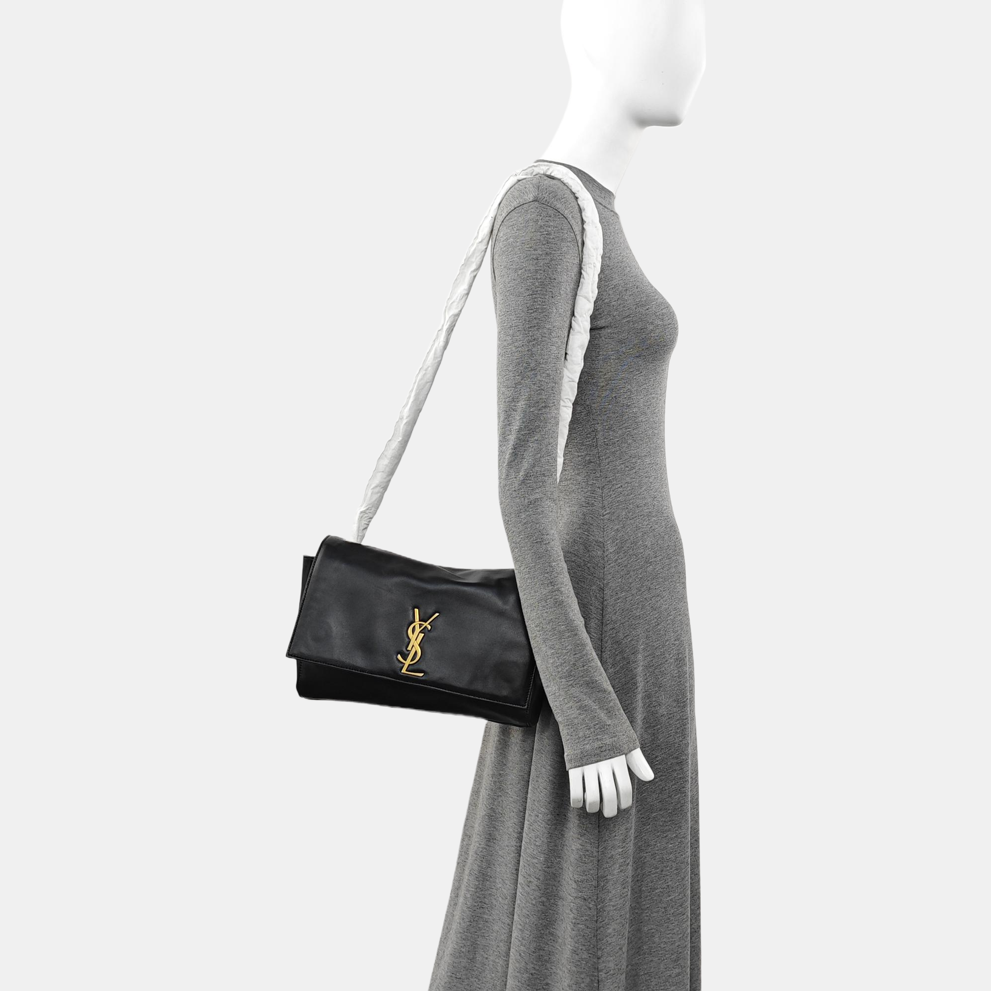 KATE Large Calfskin Black