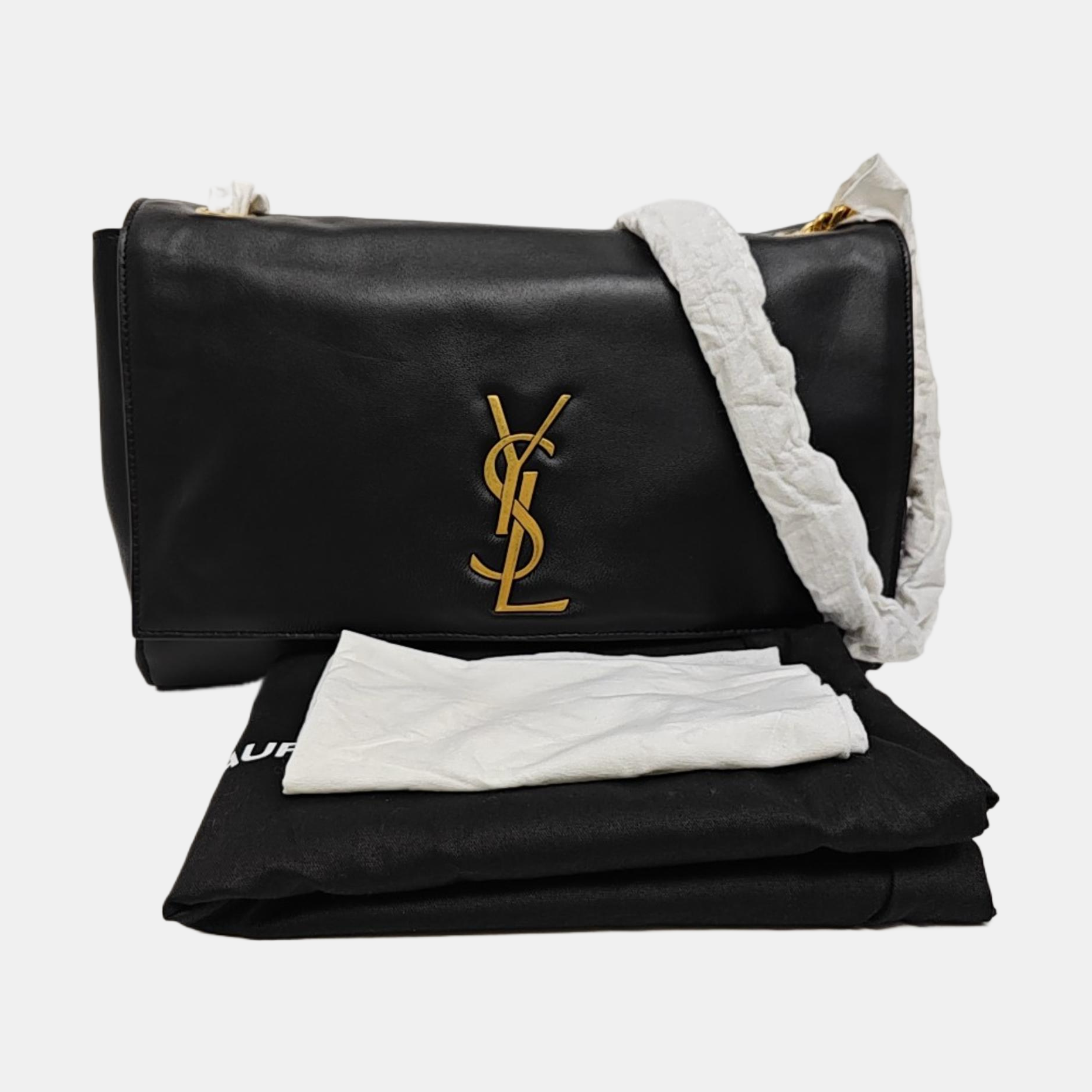 KATE Large Calfskin Black