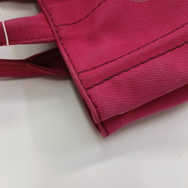 Denim Quilted Canvas Red