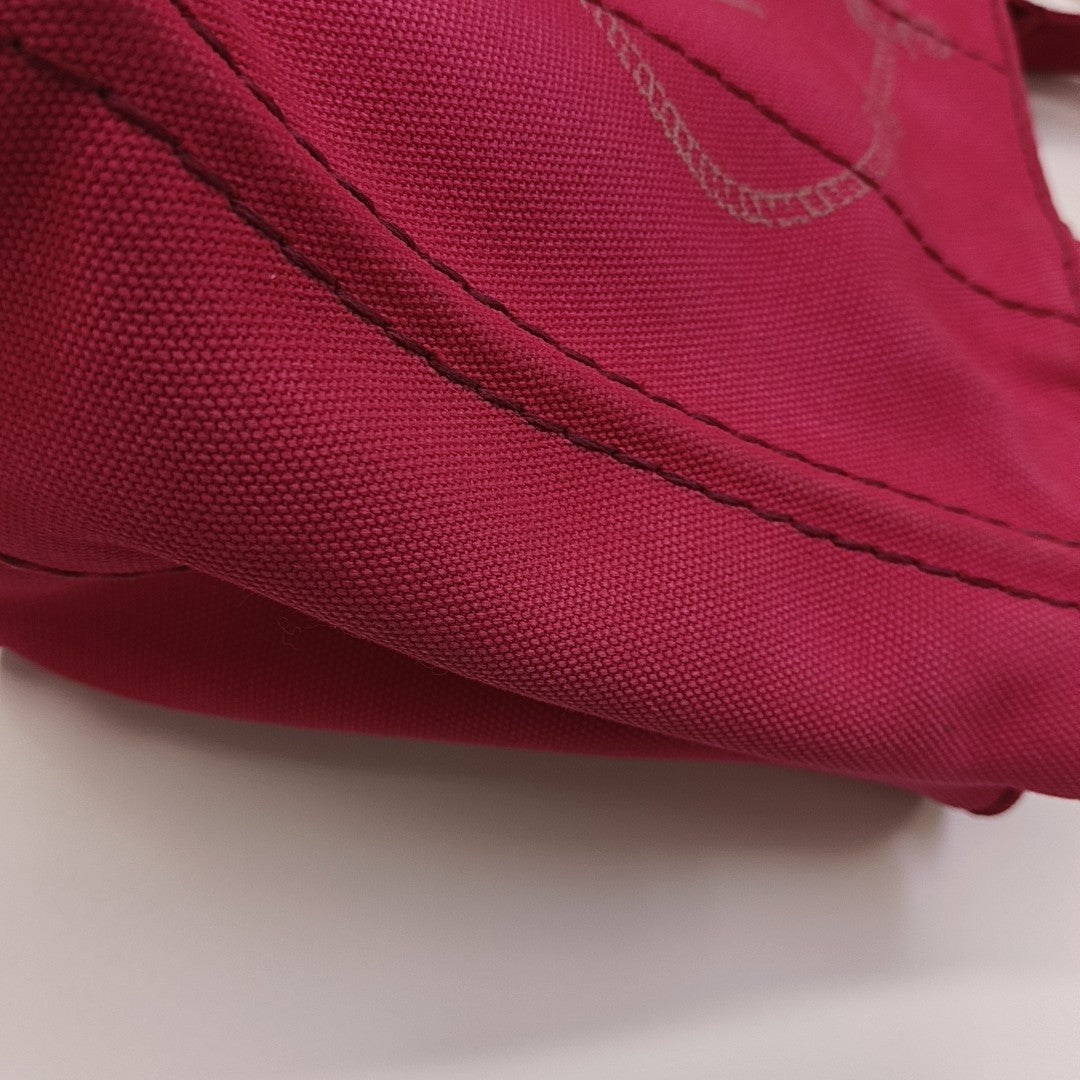 Denim Quilted Canvas Red