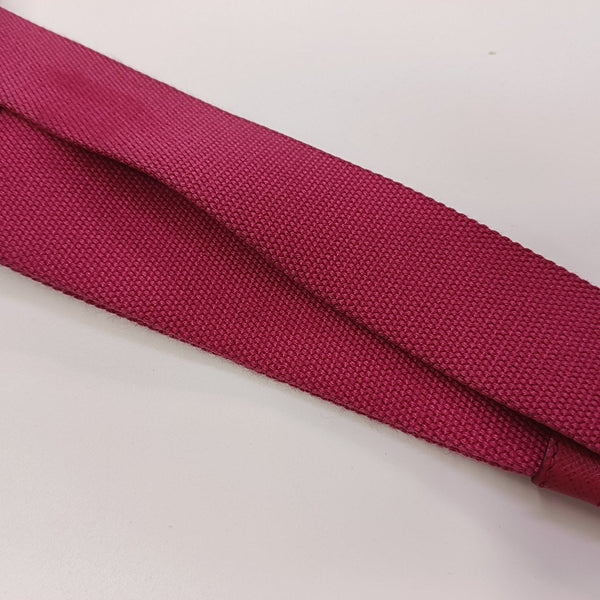 Denim Quilted Canvas Red
