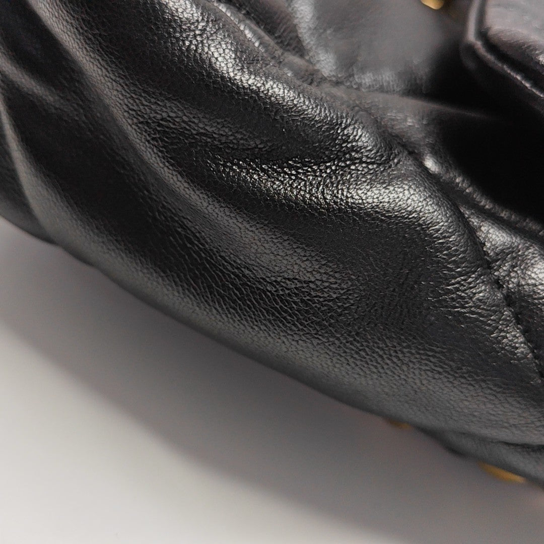 CHANEL 19 Small Quilted Lambskin Black