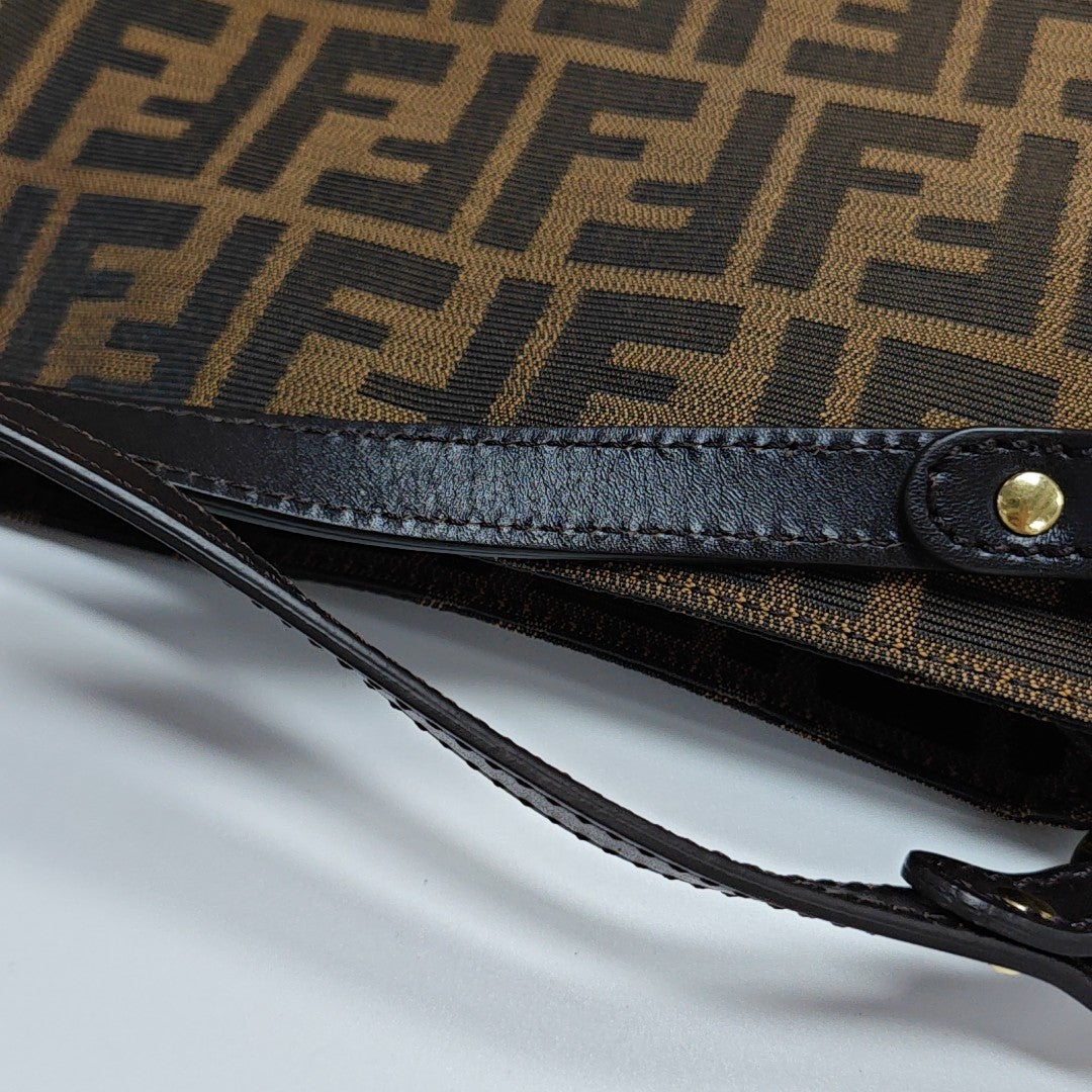 Canvas Shoulder Bag Brown