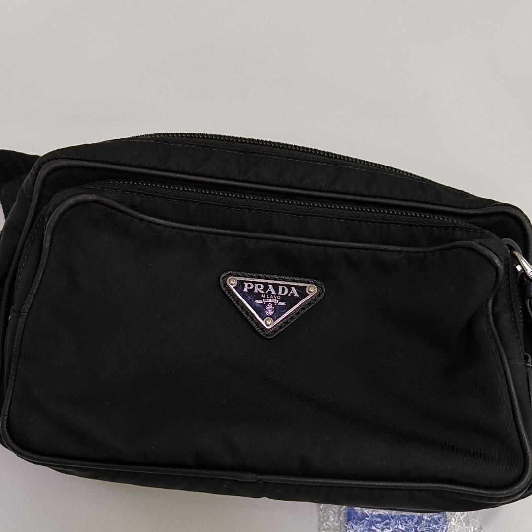 Nylon Belt Bag Black