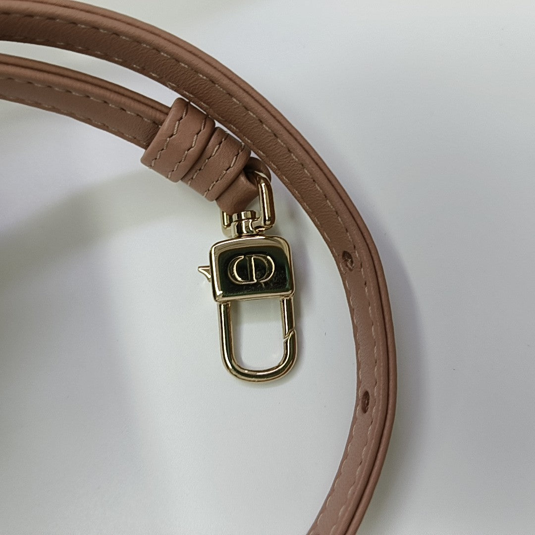 Lady D-Joy Super Mini Cannage Lambskin Pink