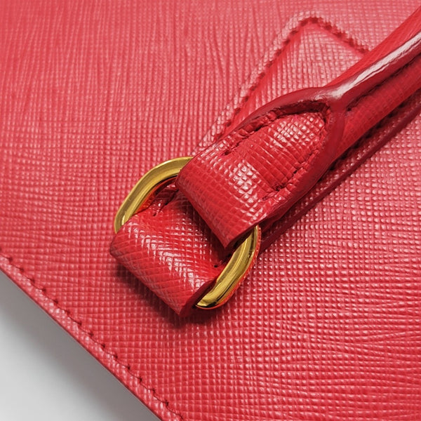 Calfskin Shoulder Bag Red
