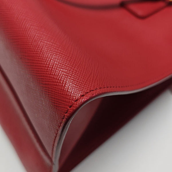 Calfskin Shoulder Bag Red