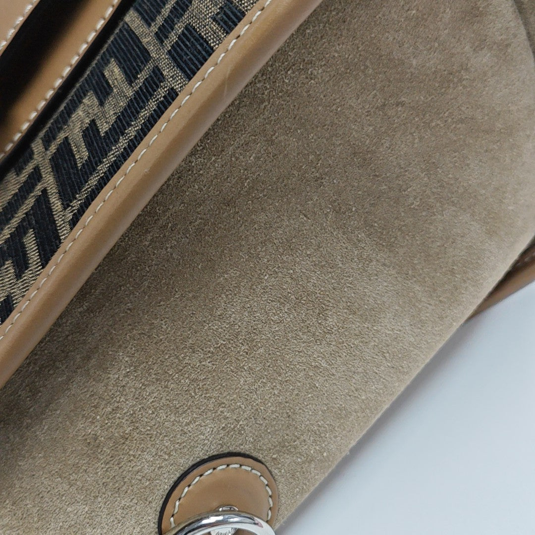 Canvas Shoulder Bag Brown