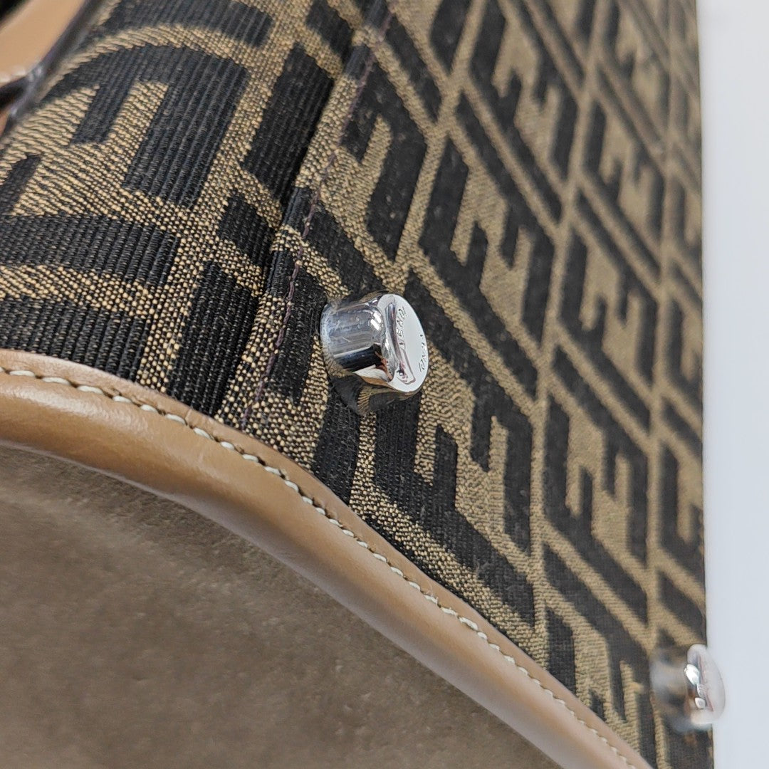 Canvas Shoulder Bag Brown