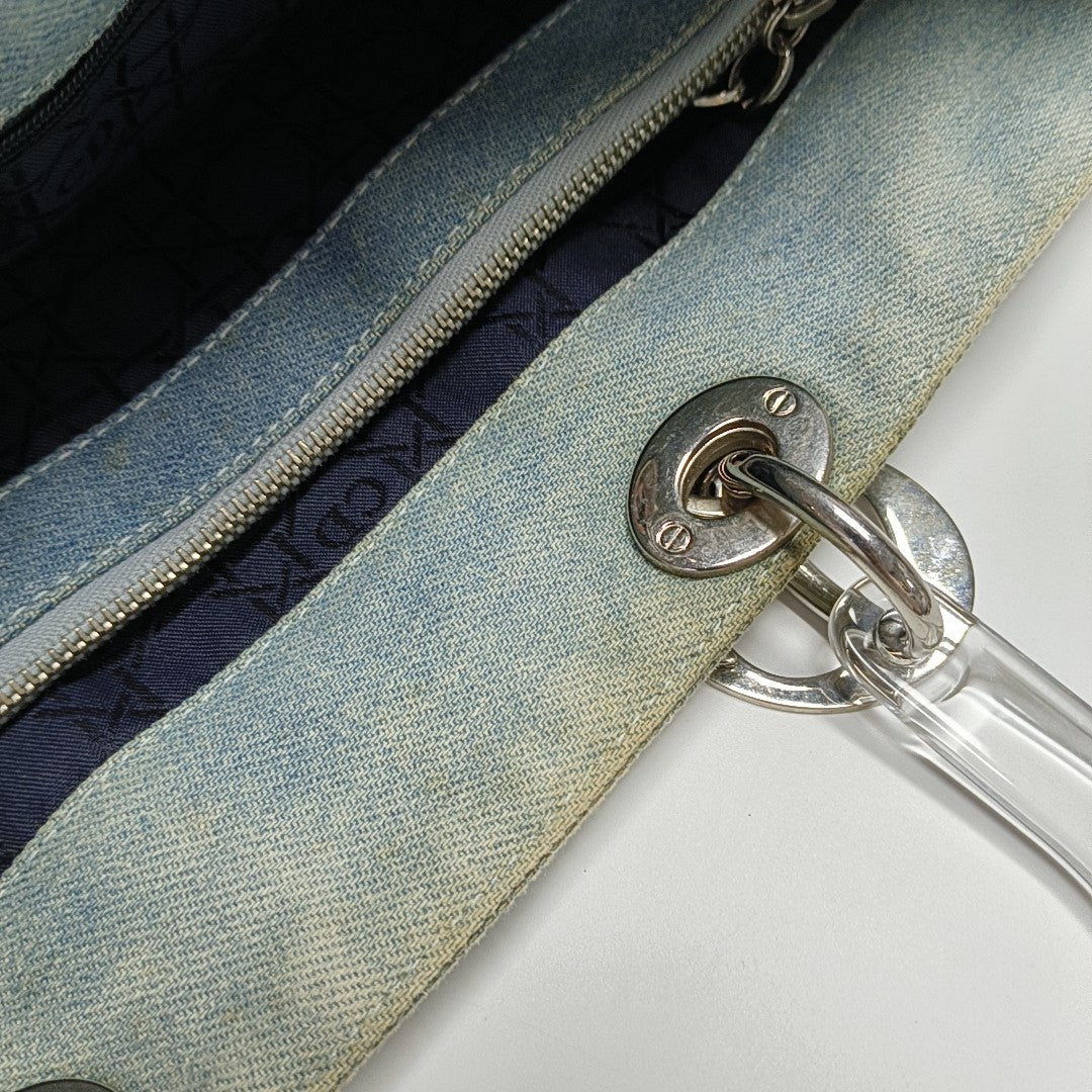 Diorissimo Cannage Canvas Blue