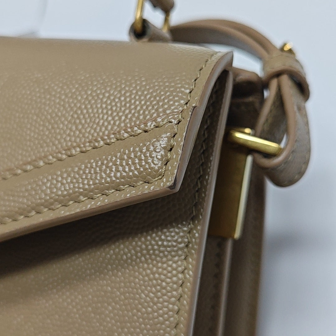 CASSANDRA Mini Calfskin Beige