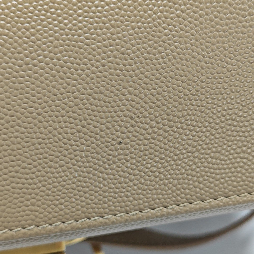 CASSANDRA Mini Calfskin Beige