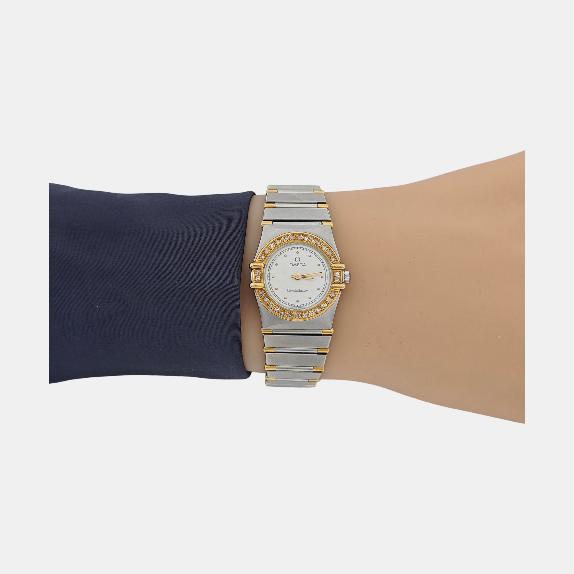 22.5mm White Quartz Watch