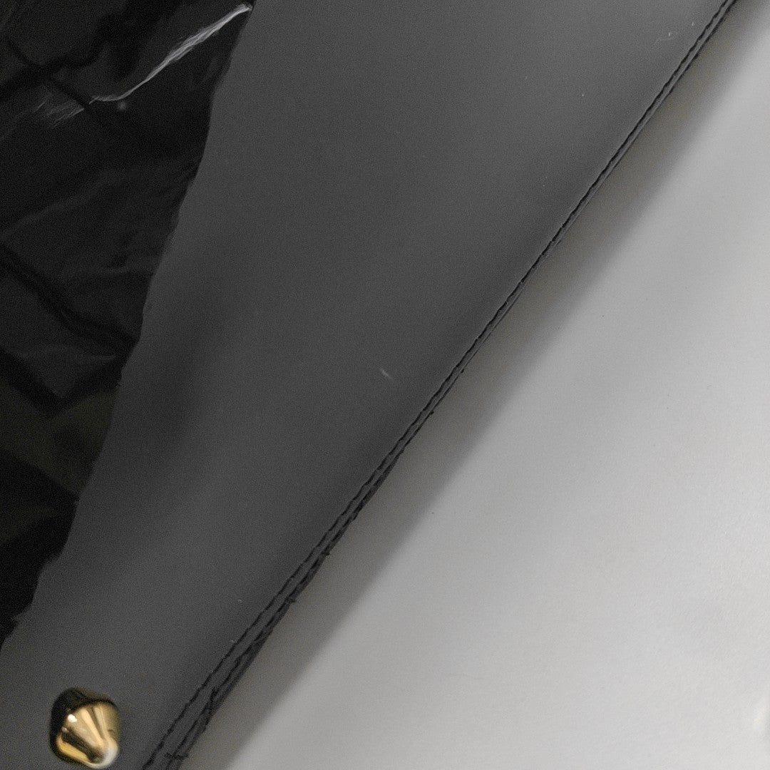 Lady Dior Medium Cannage Patent Leather Black