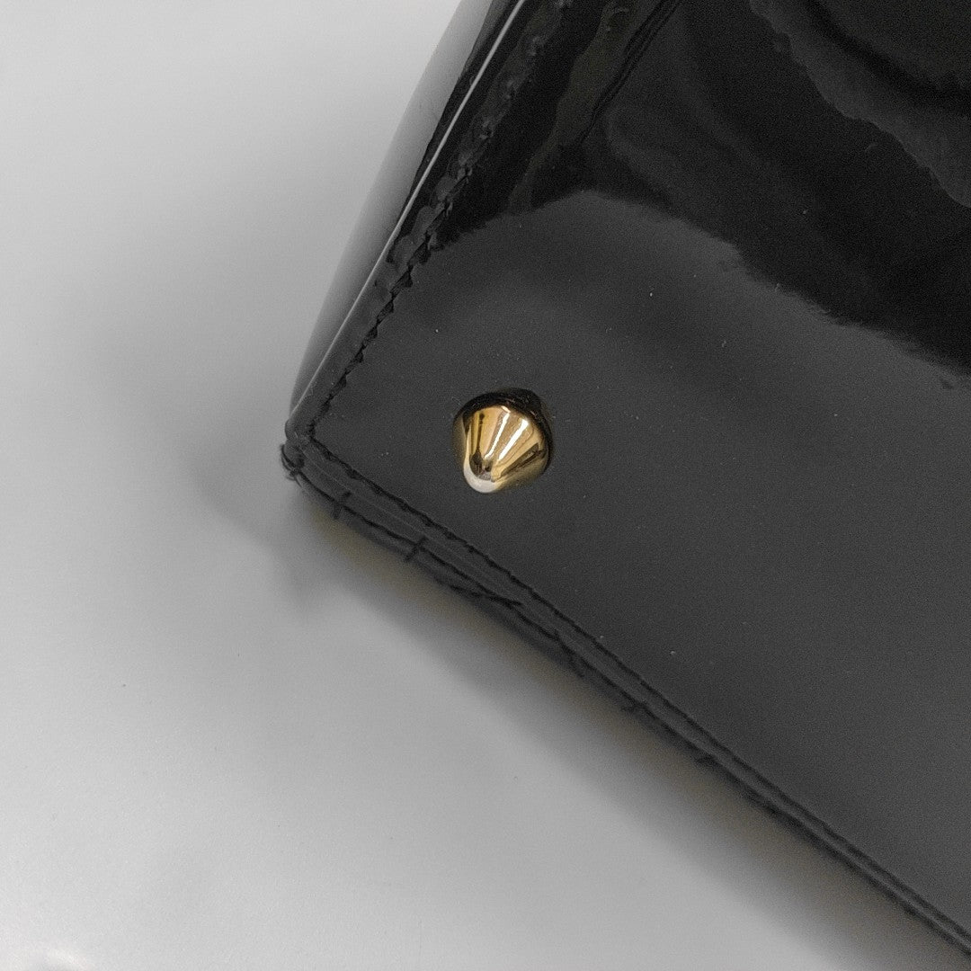 Lady Dior Medium Cannage Patent Leather Black