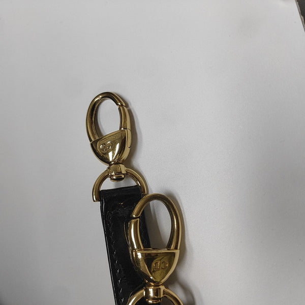 Lady Dior Medium Cannage Patent Leather Black