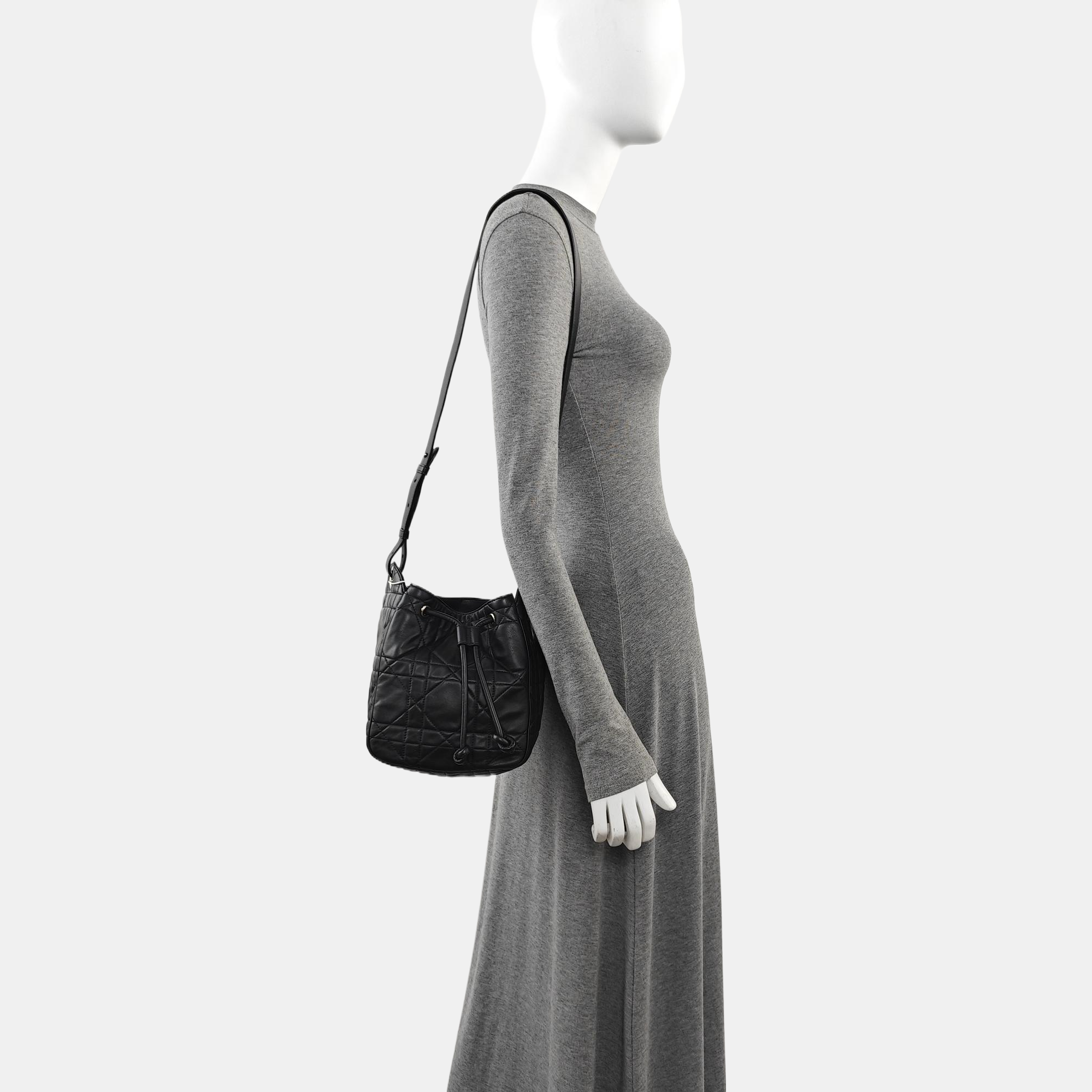Motion Small Cannage Lambskin Black