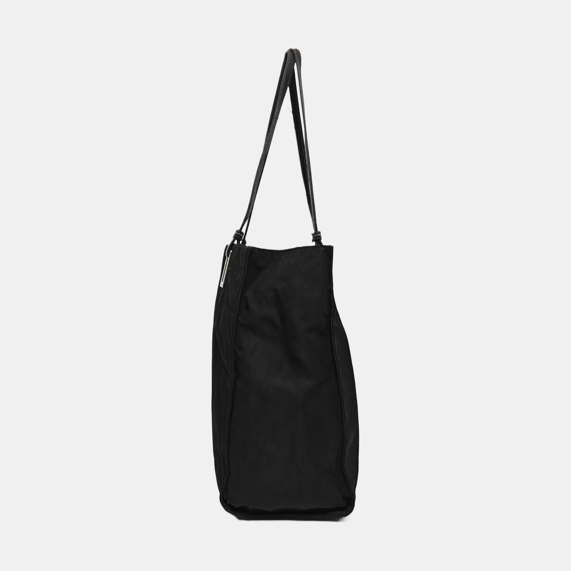 Nylon Tote Bag Black