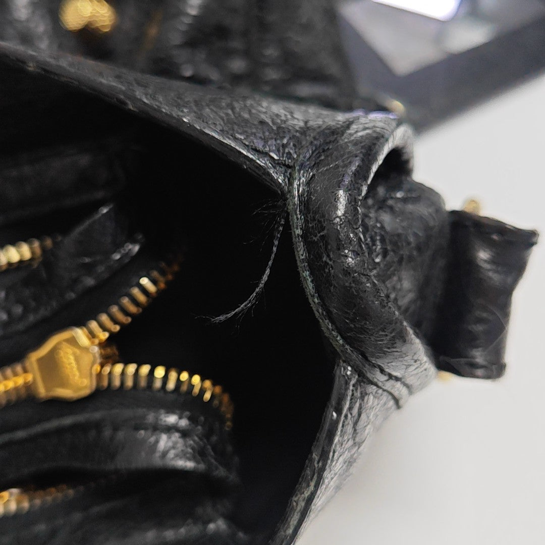 Classic City Medium Lambskin Black