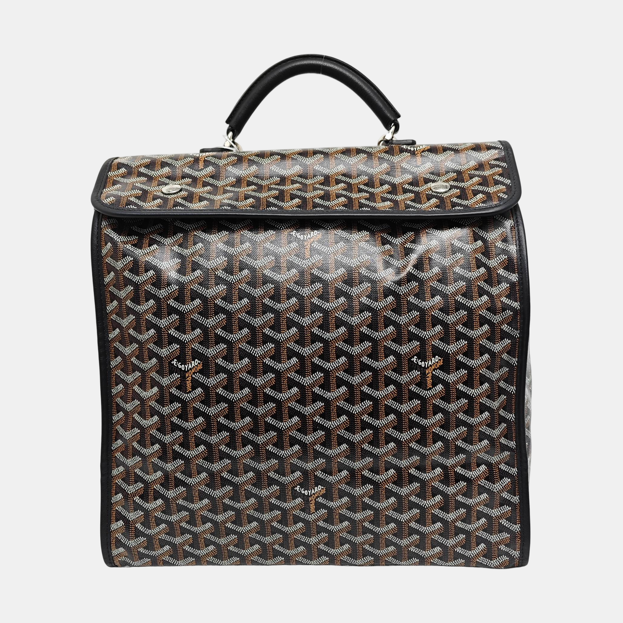 Saint Léger Coated Canvas Black