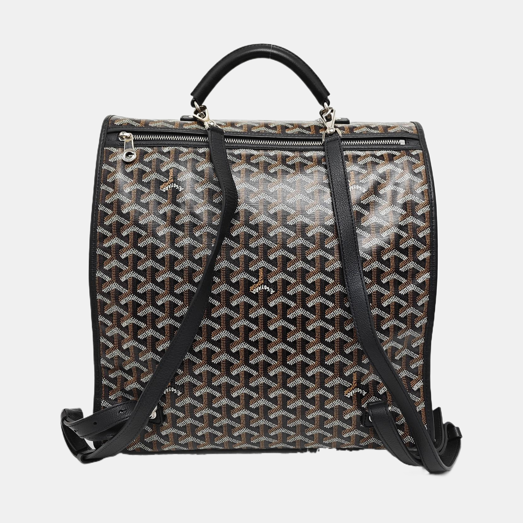 Saint Léger Coated Canvas Black
