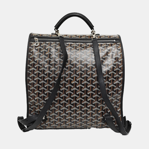 Saint Léger Coated Canvas Black