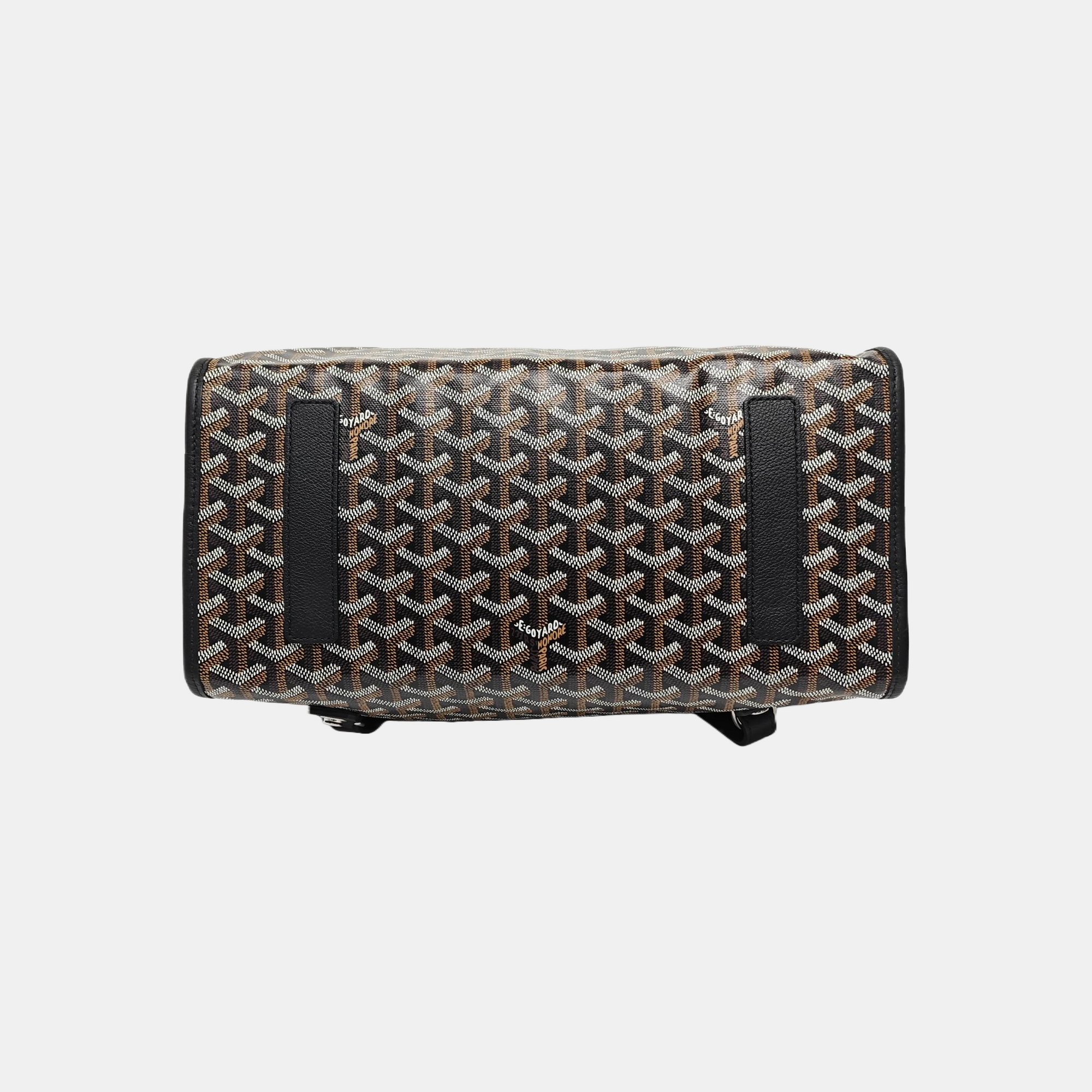 Saint Léger Coated Canvas Black