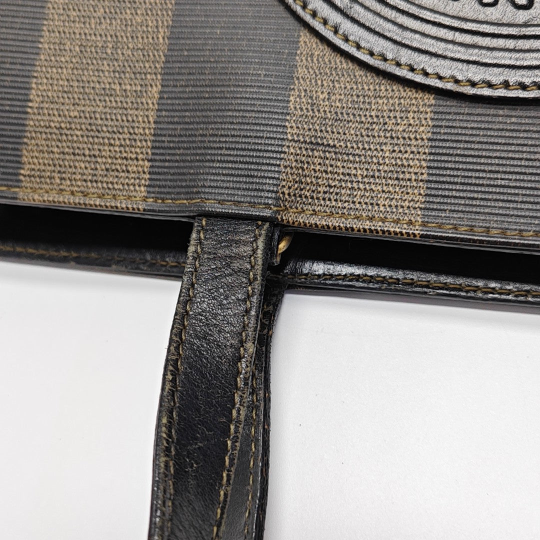 Coated Canvas Crossbody Bag Multicolor