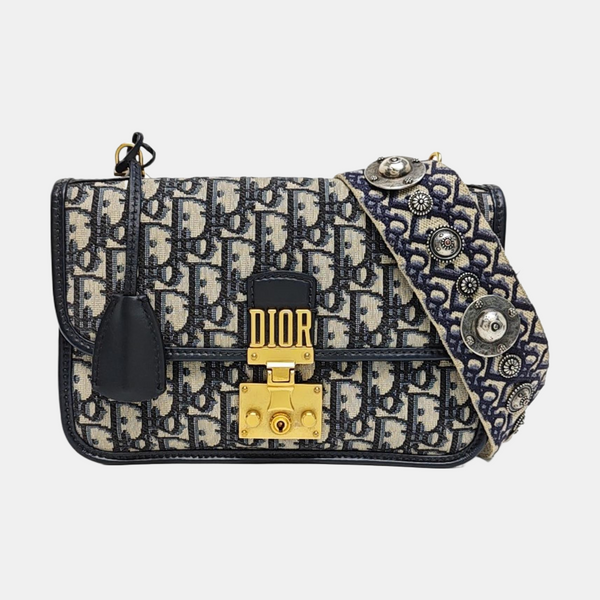 Dioraddict Oblique Canvas Blue