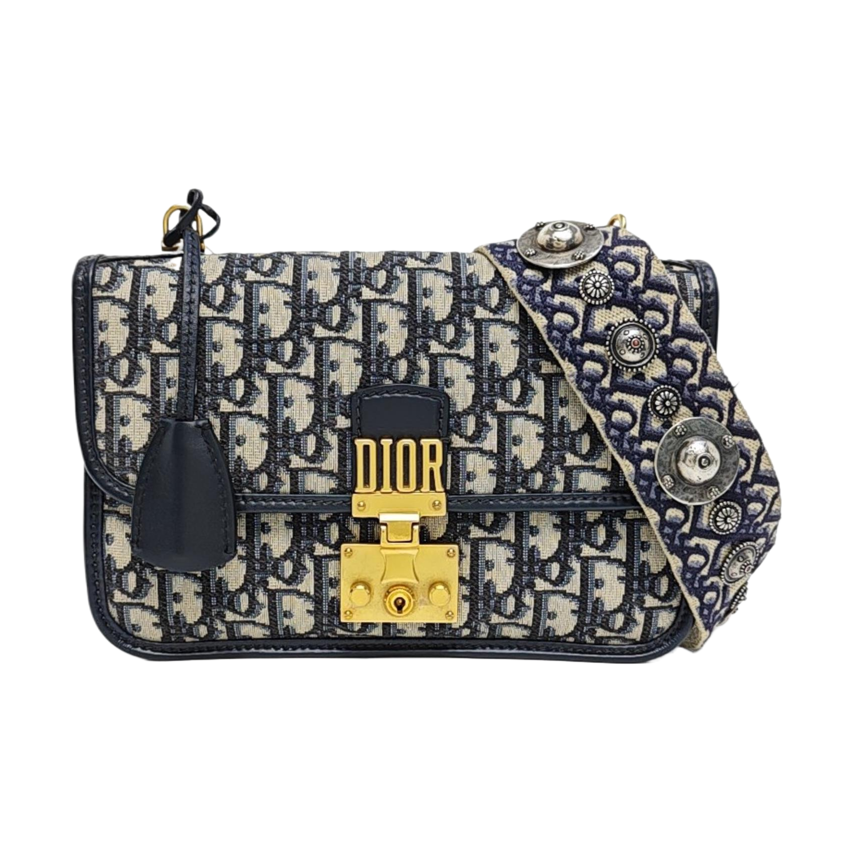 Dioraddict Oblique Canvas Blue