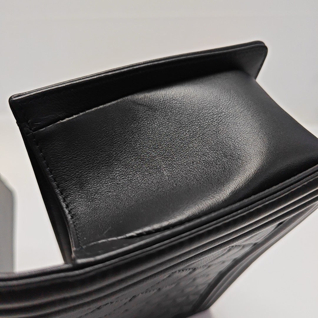 BOY CHANEL Medium Quilted Calfskin Black